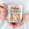 See My Dogs For Details - Dog Personalized Custom Mug - Appreciation, Retirement Gift For Coworkers, Work Friends, Colleagues, Family Members, Pet Owners, Pet Lovers
