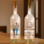 Custom Name Best Friend Ghost Gifts for Women - Personalized Bottle Lamp