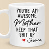 Mom, You’re Proof That Superpowers Are Real - Family Personalized Custom Mug - Gift For Mom