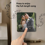 Custom Photo Music Fridge Magnet That Can Play Songs - Personalized Anniversary Wedding Gifts For Husband And Wife, Him And Her - All Of Me Loves All Of You