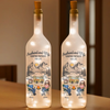 Life Is Better Around The Campfire - Couple Personalized Custom Bottle Lamp - Gift For Husband Wife, Camping Lovers