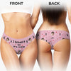 Custom Photo I Licked It So It's Mine - Couple Personalized Women Briefs - Gift For Husband Wife, Anniversary