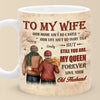In Your Smile, I Find My Peace - Couple Personalized Custom Mug - Gift For Husband Wife, Anniversary