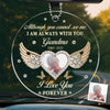 Custom Photo I Love You Forever - Memorial Personalized Custom Car Ornament - Acrylic Custom Shaped - Sympathy Gift For Family Members
