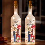 Love Is A Dance We Both Know - Couple Personalized Custom Bottle Lamp - Gift For Husband Wife, Anniversary