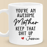 Mom, You’re Proof That Superpowers Are Real - Family Personalized Custom Mug - Gift For Mom