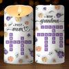 A Wonderful Mother With Lots Of Practice - Family Personalized Custom 3D Inflated Effect Printed LED Candle - Gift For Mom, Grandma