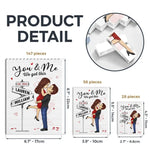 I Love The Way You Are - Couple Personalized Custom Vertical Rectangle Shaped Building Brick Blocks - Gift For Husband Wife, Anniversary