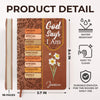 God Says I Am Important - Family Personalized Custom Leather Journal - Gift For Yourself, Best Friends, Siblings, Family Members
