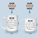 At Least You Don't Have Ugly Children - Family Personalized Custom Mug - Gift For Mom, Grandma
