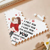 You Are My Light In The Dark - Couple Personalized Custom Heart Shaped Building Brick Blocks - Gift For Husband Wife, Anniversary
