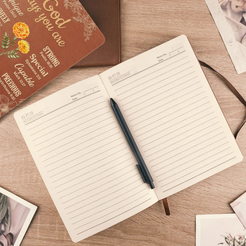Unique And Full Of Charm, It's You - Family Personalized Custom Leather Journal - Gift For Yourself, Best Friends, Siblings, Family Members