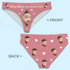 Custom Photo Women Briefs - Personalized Anniversary Wedding Gifts For Husband And Wife, Him And Her - For Him And Him Only