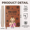Prayer Changes Things - Family Personalized Custom Leather Journal - Gift For Yourself, Best Friends, Siblings, Family Members