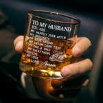 You Are My Happily Ever After - Couple Personalized Custom Whiskey Glass - Gift For Husband Wife, Anniversary
