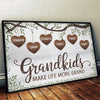 From A Grandma’s Roots Grows A Grandchild’s Dreams - Family Personalized Custom Horizontal Poster - Gift For Mom, Grandma