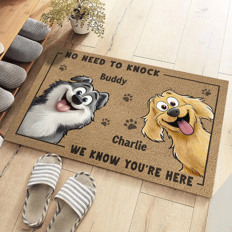 Home Sweet Home With Paw Approval Required - Dog Personalized Custom Home Decor Decorative Mat - House Warming Gift For Pet Owners, Pet Lovers