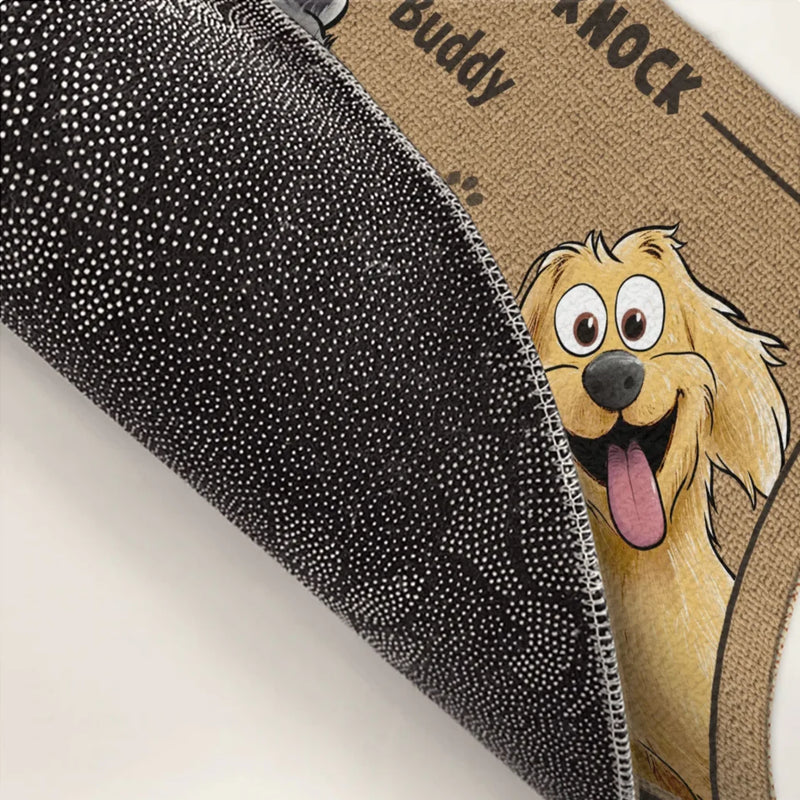 Home Sweet Home With Paw Approval Required - Dog Personalized Custom Home Decor Decorative Mat - House Warming Gift For Pet Owners, Pet Lovers