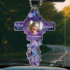 Custom Photo Deeply Love You - Memorial Personalized Custom Car Ornament - Acrylic Custom Shaped - Sympathy Gift For Family Members