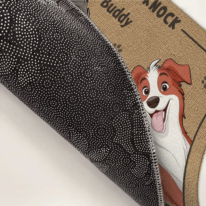 Bring Good Vibes Only With Dog Approval - Dog Personalized Custom Home Decor Decorative Mat - House Warming Gift For Pet Owners, Pet Lovers