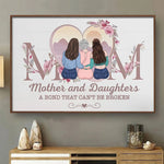 My Mom Is My Home And My Haven - Family Personalized Custom Horizontal Poster - Gift For Mom, Daughter