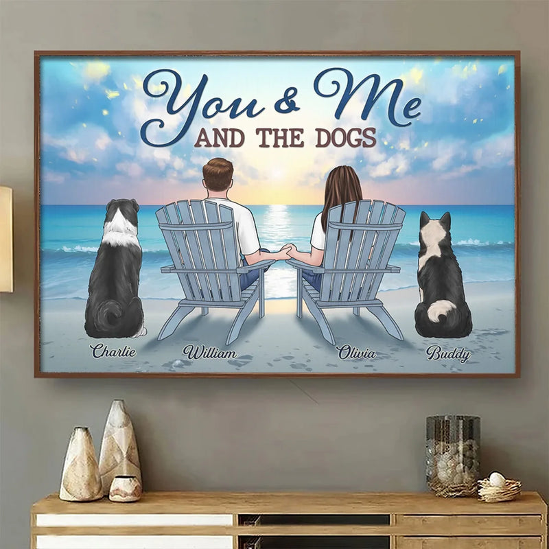 Together, We Are A Family Of Love - Couple Personalized Custom Horizontal Poster - Gift For Husband Wife, Anniversary
