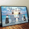Together, We Are A Family Of Love - Couple Personalized Custom Horizontal Poster - Gift For Husband Wife, Anniversary