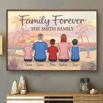 Family Forever, The Bonds That Hold Us Strong - Family Personalized Custom Horizontal Poster - Gift For Family Members