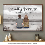 Family Forever, Bound By Love - Family Personalized Custom Horizontal Poster - Gift For Family Members
