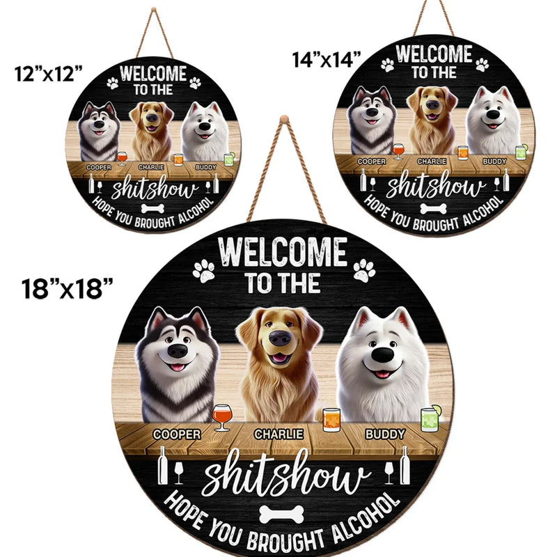 Go Away Unless You Have Dog Treats - Dog Personalized Custom Home Decor Wood Sign - House Warming Gift For Pet Owners, Pet Lovers