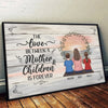 A Mother’s Love Is Infinite - Family Personalized Custom Horizontal Poster - Gift For Mom