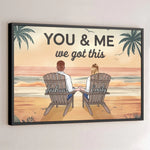 Our Love Is An Adventure - Couple Personalized Custom Horizontal Poster - Gift For Husband Wife, Anniversary