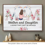 Every Daughter Dreams Of A Mom Like Mine - Family Personalized Custom Horizontal Poster - Gift For Mom, Daughters