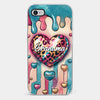 Her Love Is Infinite, Her Bond Unbreakable - Family Personalized Custom 3D Inflated Effect Printed Clear Phone Case - Gift For Mom, Grandma