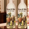 You & Me Forever, We Got This - Couple Personalized Custom Bottle Lamp - Gift For Husband Wife, Anniversary
