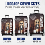 Chase What Makes Your Spirit Soar - Travel Personalized Custom Luggage Cover - Summer Vacation Gift, Gift For Adventure Travel Lovers