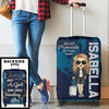 Journey To Where Your Heart Sings - Travel Personalized Custom Luggage Cover - Summer Vacation Gift, Gift For Adventure Travel Lovers