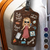 Travel Now Or Never - Travel Personalized Custom Luggage Tag - Holiday Vacation Gift, Gift For Adventure Travel Lovers