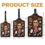 Travel Now Or Never - Travel Personalized Custom Luggage Tag - Holiday Vacation Gift, Gift For Women
