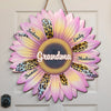 Every Flower Petal Holds A Grandmother’s Love - Family Personalized Custom Shaped Home Decor Wood Sign - House Warming Gift For Mom, Grandma
