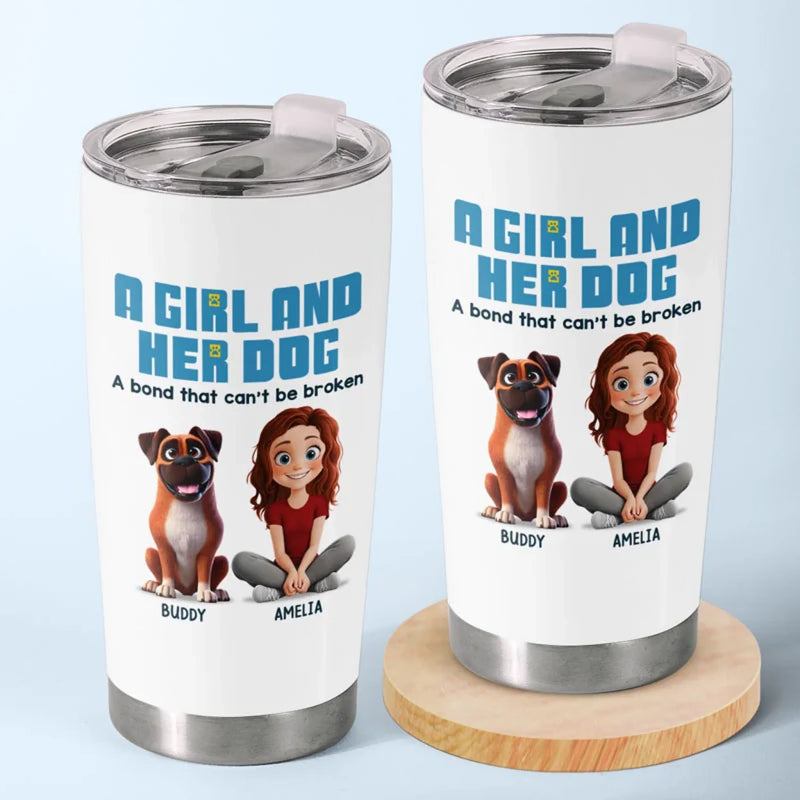 Life Is Better With Paws - Dog & Cat Personalized Custom Tumbler - Gift For Pet Owners, Pet Lovers