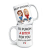 Life Is Better With You By My Side - Bestie Personalized Custom Mug - Gift For Best Friends, BFF, Sister