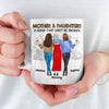 Daughter By Chance, Best Friend By Choice - Family Personalized Custom Mug - Gift For Mom, Daughter