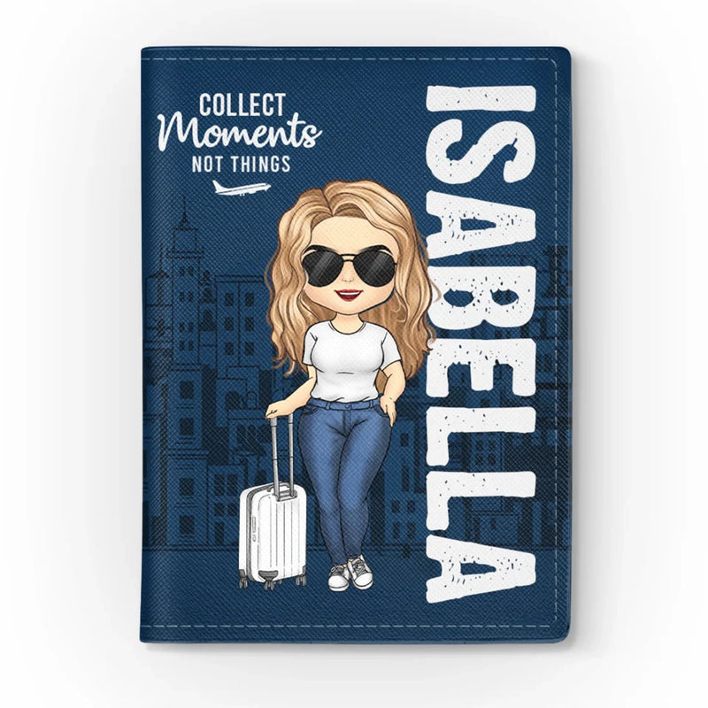 Traveling Soothes My Spirit - Travel Personalized Custom Passport Cover, Passport Holder - Holiday Vacation Gift, Gift For Adventure Travel Lovers