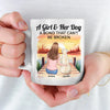 Her Dog, Her Soulmate - Dog Personalized Custom Mug - Gift For Pet Owners, Pet Lovers