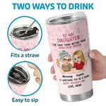 Watching You Be A Mom Is A Joy Beyond Words - Family Personalized Custom Tumbler - Gift For Mom, Daughter