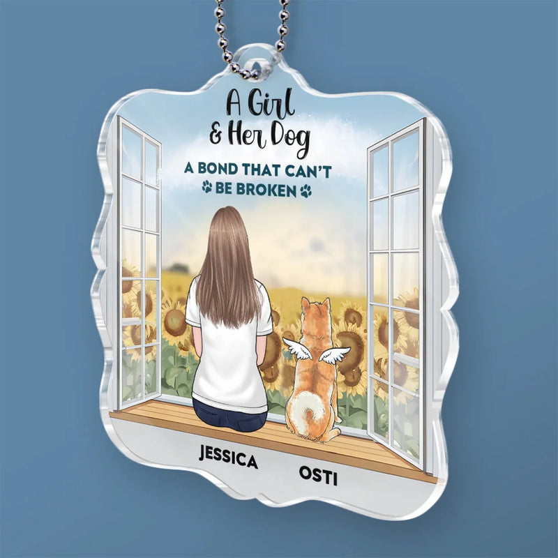 A Special Tribute For Loving Pet Owners - Memorial Personalized Custom Car Ornament - Acrylic Custom Shaped - Sympathy Gift For Pet Owners, Pet Lovers