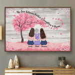 Love Keeps Us Forever Together - Family Personalized Custom Horizontal Poster - Gift For Mom