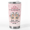 Watching You Be A Mom Is A Joy Beyond Words - Family Personalized Custom Tumbler - Gift For Mom, Daughter