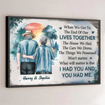 Custom Name Couple Love Decor - Personalized Poster